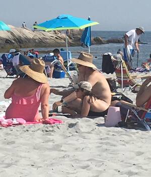 naked beach boners - A random stranger came up to my girlfriend and I to show us the photo she  took of us. : r/funny
