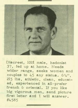 discreet swinger ads - swinger ads ,- No way is he What else is he lying about?