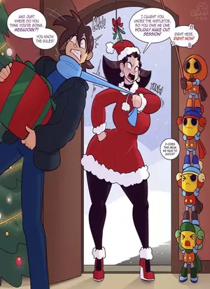 Holiday Porn Art - Tron and Megaman Happy Holiday [Cobatsart] - Porn Comic