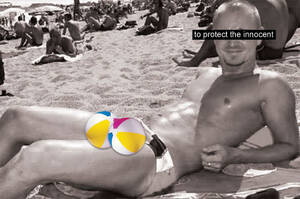 miami beach spring break naked - Beach and balls, Nude on the Beach, Miami, FL.