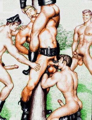 Gay Mens Sexual Art - SexyNekkidMen: Art by Tom of Finland