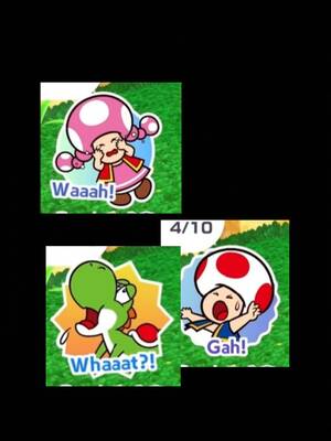 Green Toadette Porn - Did anyone else see this in the latest Mario Party-video? Dave was telling  a story with the stickers and this happened multiple times: 1. He posts  Toad. Look at his pose and