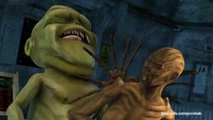 Creepy Monster Porn - Creepy aliens and dick monsters - what a night to remember