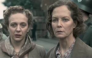 Nazi From The 1940s - Amanda Abbington, left, and Jenny Seagrove as Louisa Gould in 'Another  Mother's Son