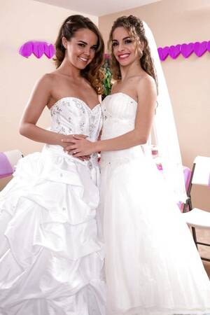 lesbian wedding sex - Lesbian Bride Porn Pics & Anal Sex Photos - AnalPics.com