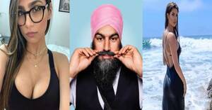 Amanda Cerny Xxx - Canadian MP Jagmeet Singh offers Playboy model and porn star 'desserts'