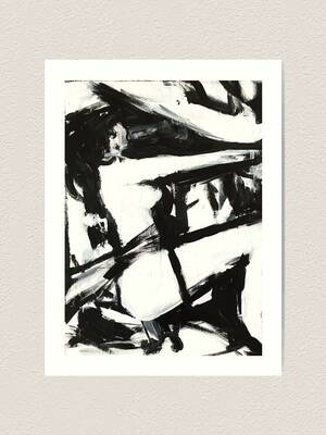 interracial art black and white - Interracial Threesome Urban Modern Art Nude Woman Porn Black White Erotic\