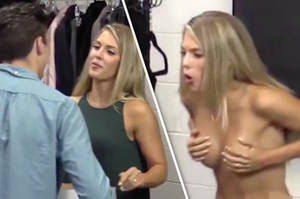 caught naked office - 