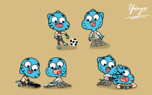 gumball cartoon porn - 83135 - safe, artist:cholnatree, gumball watterson (tawog), nicole  watterson (tawog), cat, feline, mammal, anthro, cartoon network, the  amazing world of gumball, female, height reduction, high res, male, same  height - Furbooru