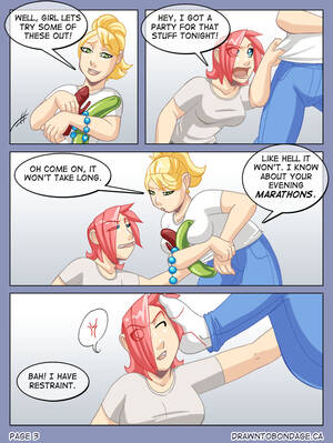 German Cartoon Sex Comics - Bound Fun 2 (german) Lesbian Sex - Porn Cartoon Comics