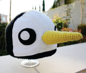 Gunter Adventure Time Porn - Gunter Gunther Penguin Inspired Hat: Adventure Time -ish Cartoon Kawaii  Handmade Crochet Beanie Hat