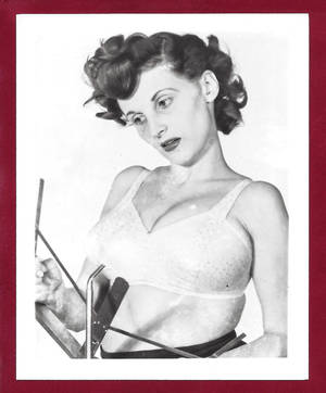 50s big boobs - 1950s Vintage Nude Photo~Mega Busty Big Boobs Pinup Donna Mae Brown is in a  Band