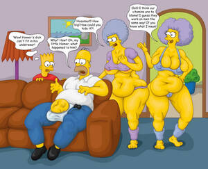 Bbw Cartoon Xxx - Patty and Selma Bouvier and Homer Simpson Big Breast Chubby XXX < Your Cartoon  Porn