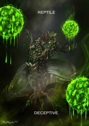 Mkx Reptile Porn - Mortal Kombat X Reptile Deceptive by Grapiqkad