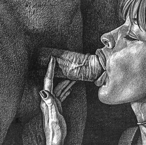 drawimg stroking cock - Women draw and suck dick (65 photos) - porn photo