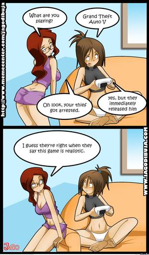 Funny Comic Strip Porn - Hipster girl and Gamer Girl