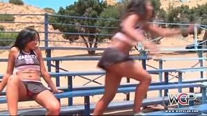 black lesbian cheerleaders - Black Lesbian Cheerleaders Have A Hot Threesome : XXXBunker.com Porn Tube