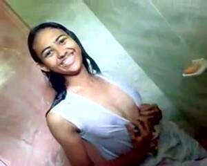 indian teen bathroom - Cute Indian teen fucked in the bathroom - FapBox