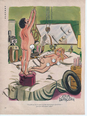 1950s bondage sex cartoons - intage 1976 Funny Adult Cartoon Wall Art Decor Mancave Nude Topless Woman  Humor John Dempsey BDSM Sex Bondage Toys Swing Missionary by  ParadoxWormhole on ...