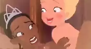 black cartoon lesbian sex videos - Interracial Lesbian Cartoon | xHamster