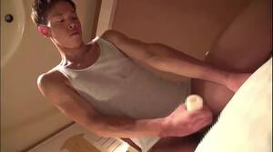 japanese jerk - Horny Japanese Teen Boy Jerks Off Porn Video