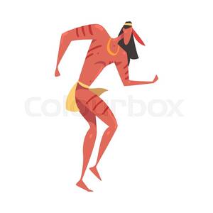dance native american indians nude - Native American Indian Ritual Dance, Naked Man in Loincloth Dancing Folk  Dance Cartoon Style Vector Illustration | Stock vector | Colourbox