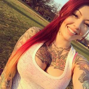 Blue Hair Sexy Tattooed Women - freckled-redhead-lover: â€œWho is this lady? She is so beautiful;-) â€  freckled-redhead-lover Natalia Nevin with red hair
