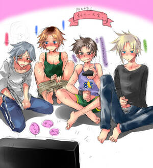 Anime Circle Jerk Porn - Rule 34 - 4boys barefoot bartz klauser circle jerk clothes cloud strife  color dissidia final fantasy final fantasy five final fantasy ii final  fantasy vii final fantasy x firion front view group