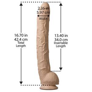 17 Inch Cock Porn - Doc Johnson Dick Rambone Cock 17 Inch â€“ Love is Love