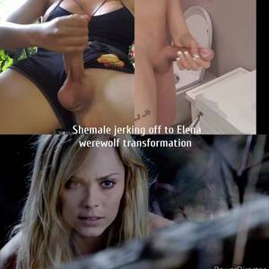 female to shemale transformation - Shemale jerk off to female werewolf
