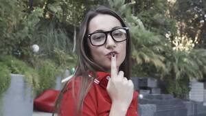 brunette glasses interracial - Free Nerdy Caucasian brunette hair with glasses is having interracial sex  with a ebony stud and enjoying it Porn Video HD