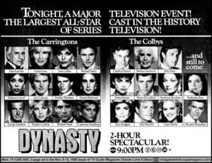 Dynasty Tv Show Kirby Porn - Vintage Toledo TV - ABC Print ads - Dynasty: Amanda (2 page ad for
