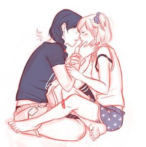 fruit anime lesbian sex gallery - commission by azeher