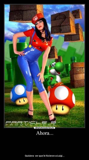 Girls Mario Porn - carteles mario brothers mario bross videojuegos games latex girl chica sexy  cosplay sexo porn anim desmotivaciones