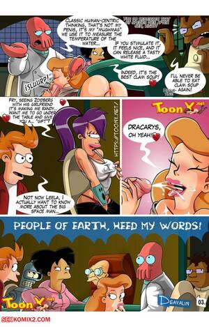 Futurama Porn Shadbase - âœ…ï¸ Porn comic Futurama. Orgy To Save The Earth. Deavalin. Sex comic alien  villain attacks | Porn comics in English for adults only | sexkomix2.com