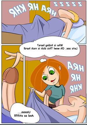 anal cartoon sex kim - Kim Possible and Ron Bedroom Sex - Porn Cartoon Comics