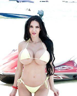 Bra Buster Porn Bikinis - Bikini Boobs Porn at Big Nice Tits