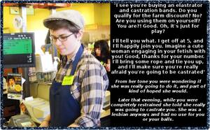 Elastrator Porn Caption - Castration Caption Fantasy #1 | MOTHERLESS.COM â„¢