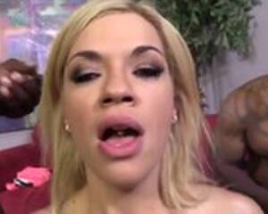 blonde two black guys - One blonde for two black guys | Cumlouder.com