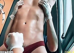 Athletic Blonde Porn Gloves - Gloves Gay Porn