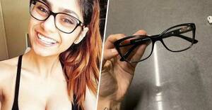 Glasses Pornstar - Ex-Porn Star Mia Khalifa Auctions Infamous Glasses For Beirut Blast Victims  â€” Guardian Life â€” The Guardian Nigeria News â€“ Nigeria and World News