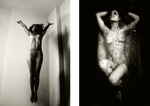 naked black people portraiture - Left: K Leo - Maya / Right: K Leo - Nude Portrait
