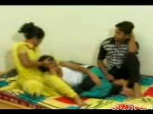 desi gang sex - Young desi couple gang bang sex
