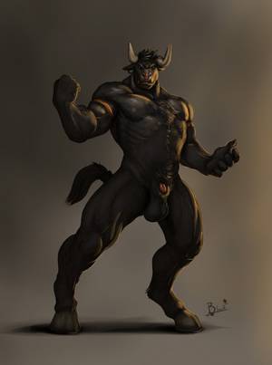 Gay Furry Minotaur Porn Comic - Serious Minotaur Art: Superstud Mino