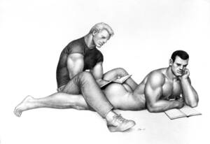 finland group sex - There's A Gay Tom Of Finland Porno Stashed In Your Wardrobe