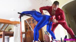 Male Spandex Porn - Muscle Men BDSM in Full Spandex Suits - Pornhub.com