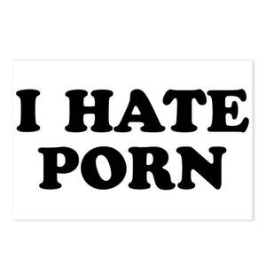 I Hate Porn - I Hate Porn - Postcards (8) | CafePress