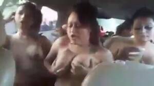 Car Strip Porn - Crazy girls strip inn moving car - Porn300.com