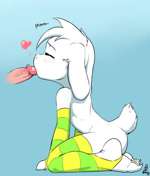 Asriel Undertale Porn - Another Asriel in thigh-highs and arm-warmers ...
