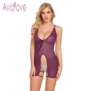 Negligee Sex - 2018 Avidlove Lace Lingerie Sexy Hot Erotic Underwear Women V Neck Glamour  Bodydoll Dress Nightwear Langeri Negligee Porn Sex Costume From Missar, ...